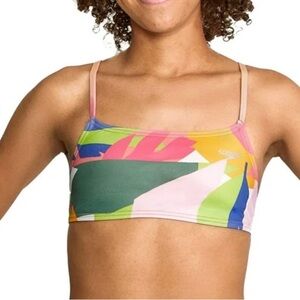 Speedo NWT fixed back bikini top, small